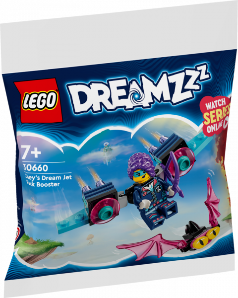 30660 LEGO® DREAMZzz™ Zoey sapņu reaktīvās pakas pastiprinātājs & Z-Blob un Bunchu Spider bēgšana, 7+ gadi, 2024 gada modelis