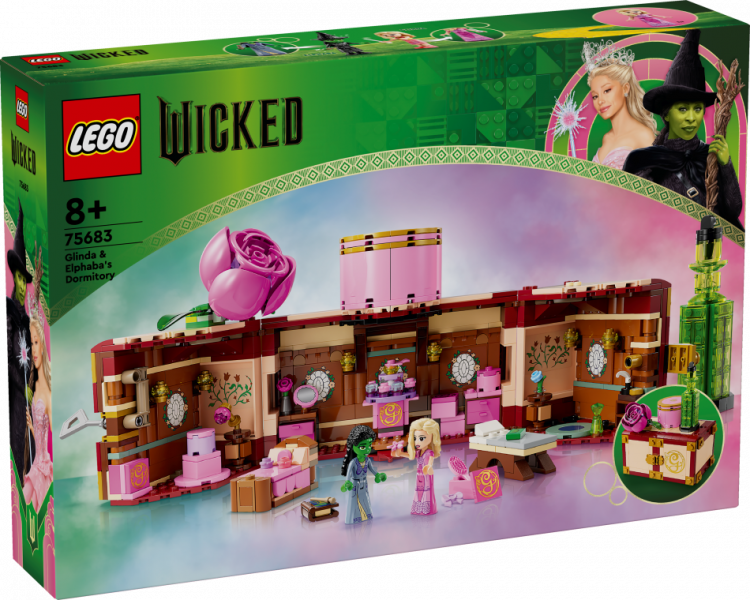 75683 LEGO® Wicked Glinda un Elphaba kopmītne 8+ , модель 2024 года