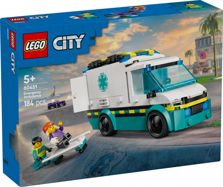 60451 LEGO® City Скорая помощь, 5+ , модель 2025 года