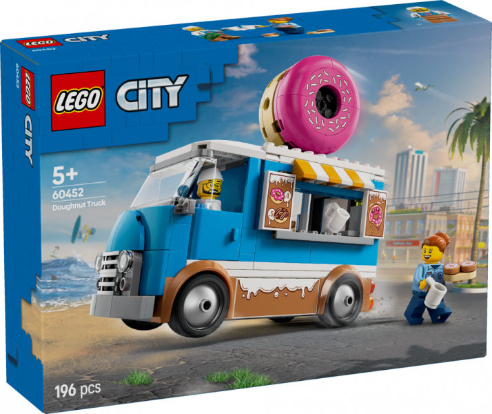 60452 LEGO® City Машина с пончиками, 5+ , модель 2025 года