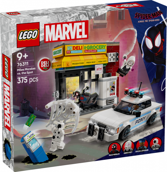 76311 LEGO® Marvel Super Heroes Zirnekļcilvēks pret Venom muskuļauto, 7+ gadi, 2025 gada modelis