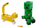 21156 LEGO® Minecraft BigFig Creeper™ un ocelots, 7+ gadi