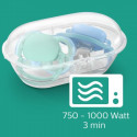 Philips Avent Ultra Air silikona māneklītis ar zīmējumu 2 gab., 0-6 mēn., SCF243/20m