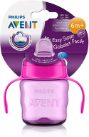 Philips Avent mācību krūzīte 200ml ar rokturiem un mīkstu snīpi 6+ mēn., SCF551/03