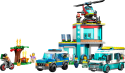 60371 LEGO® City Neatliekamās palīdzības transportlīdzekļu bāze, 6+ gadi, 2023. gada modelis