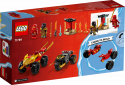 71789 LEGO® Ninjago Машина Кая и мотоцикл Раса, 4+ лет,модель 2023 года