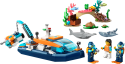 60377 LEGO® City Exploration Исследовательская водолазная лодка, 5+ лет,модель 2023 года