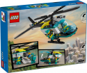 60405 LEGO® City Ārkārtas glābšanas helikopters, 6+ gadi, 2024 gada modelis