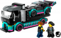 60406 LEGO® City Sacīkšu auto un auto pārvadātājs, 6+ лет, модель 2024 года