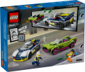 60415 LEGO® City Policijas auto un jaudīgā auto pakaļdzīšanās, 6+ лет, модель 2024 года