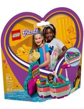 41384 LEGO® Friends Летняя шкатулка-сердечко для Андреа, 6+ лет