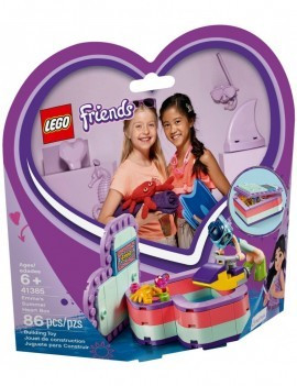 41385 LEGO® Friends Летняя шкатулка-сердечко для Эммы, 6+ лет