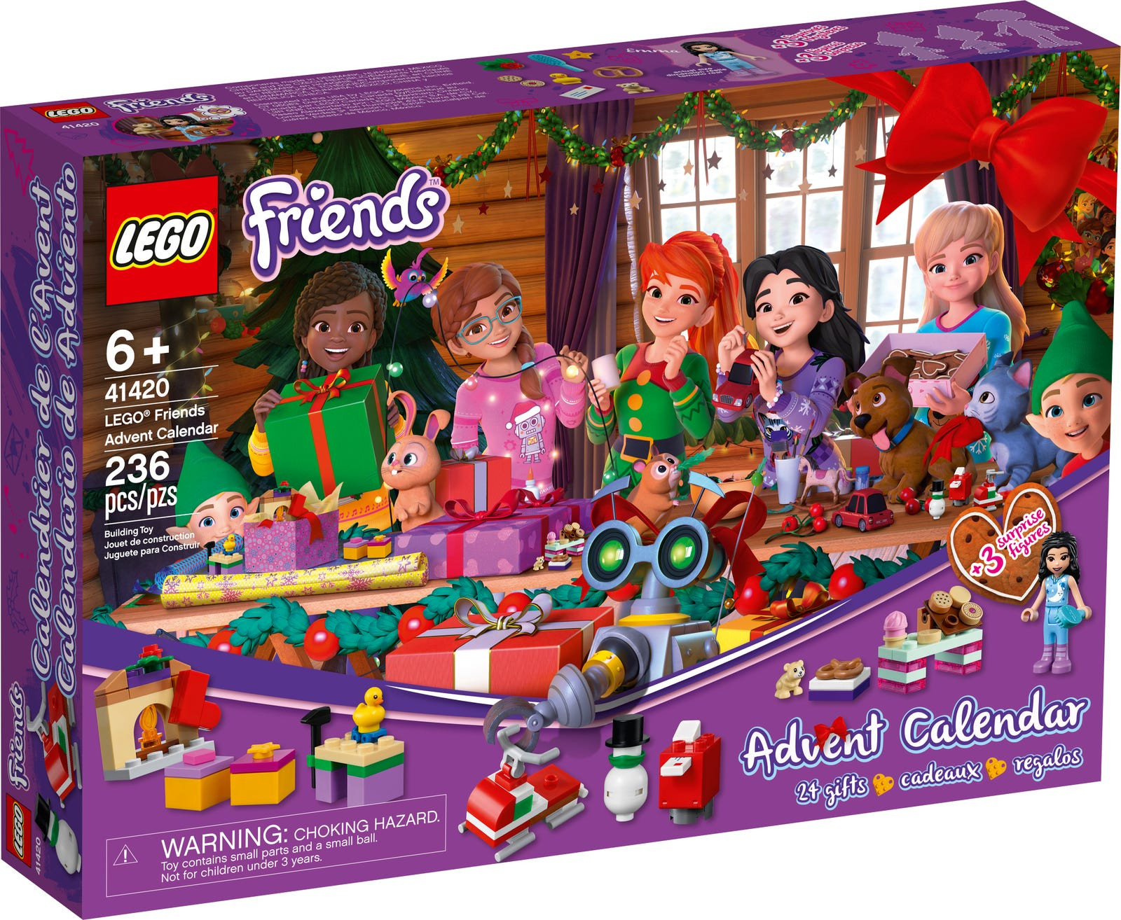 41420 LEGO® Friends Новогодний календарь , 6+ лет 41420 | LEGO® Friends |  LEGO® мир | berniem.eu