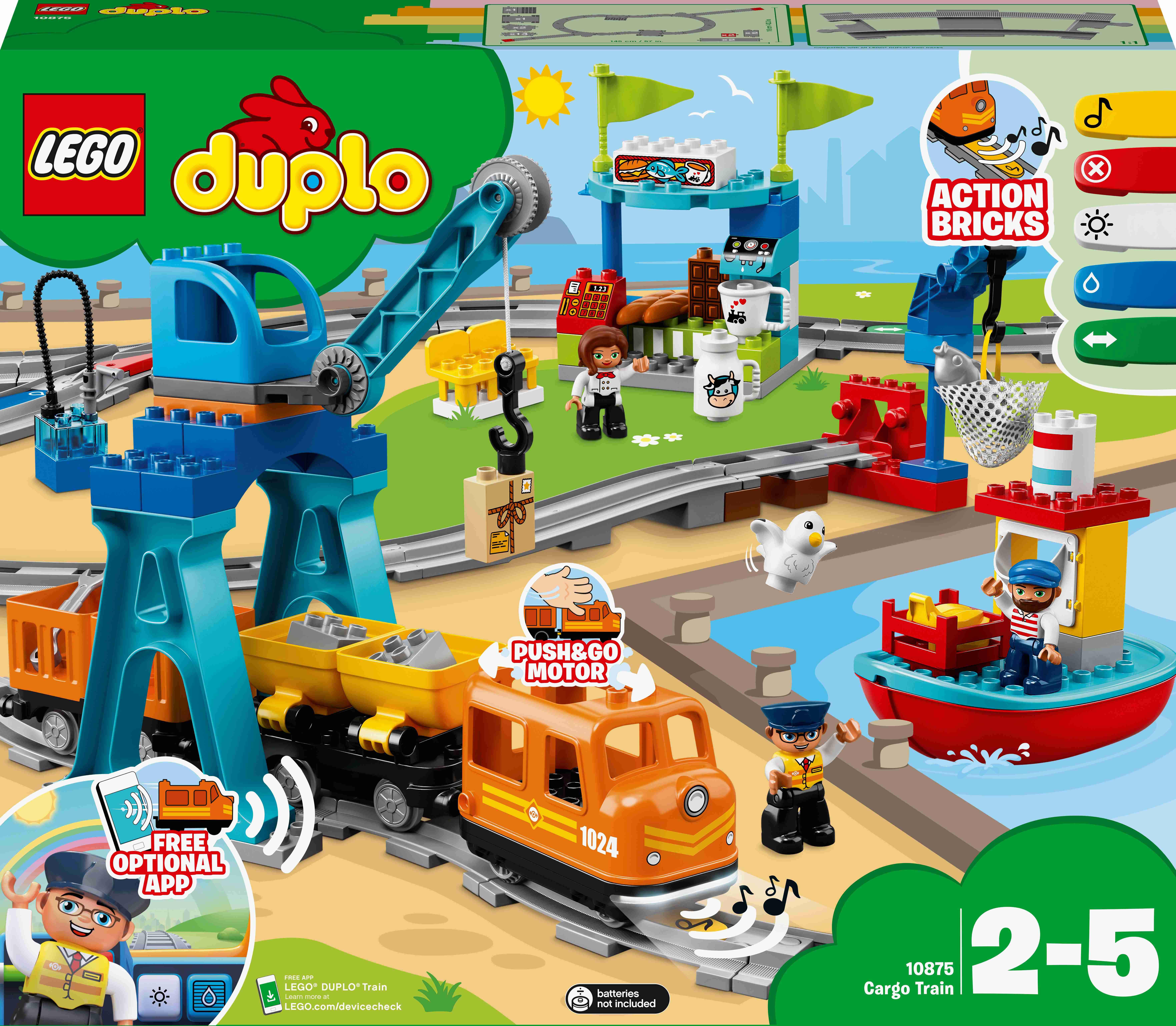 10875 LEGO® DUPLO Kravas vilciens, 2-5 gadi
