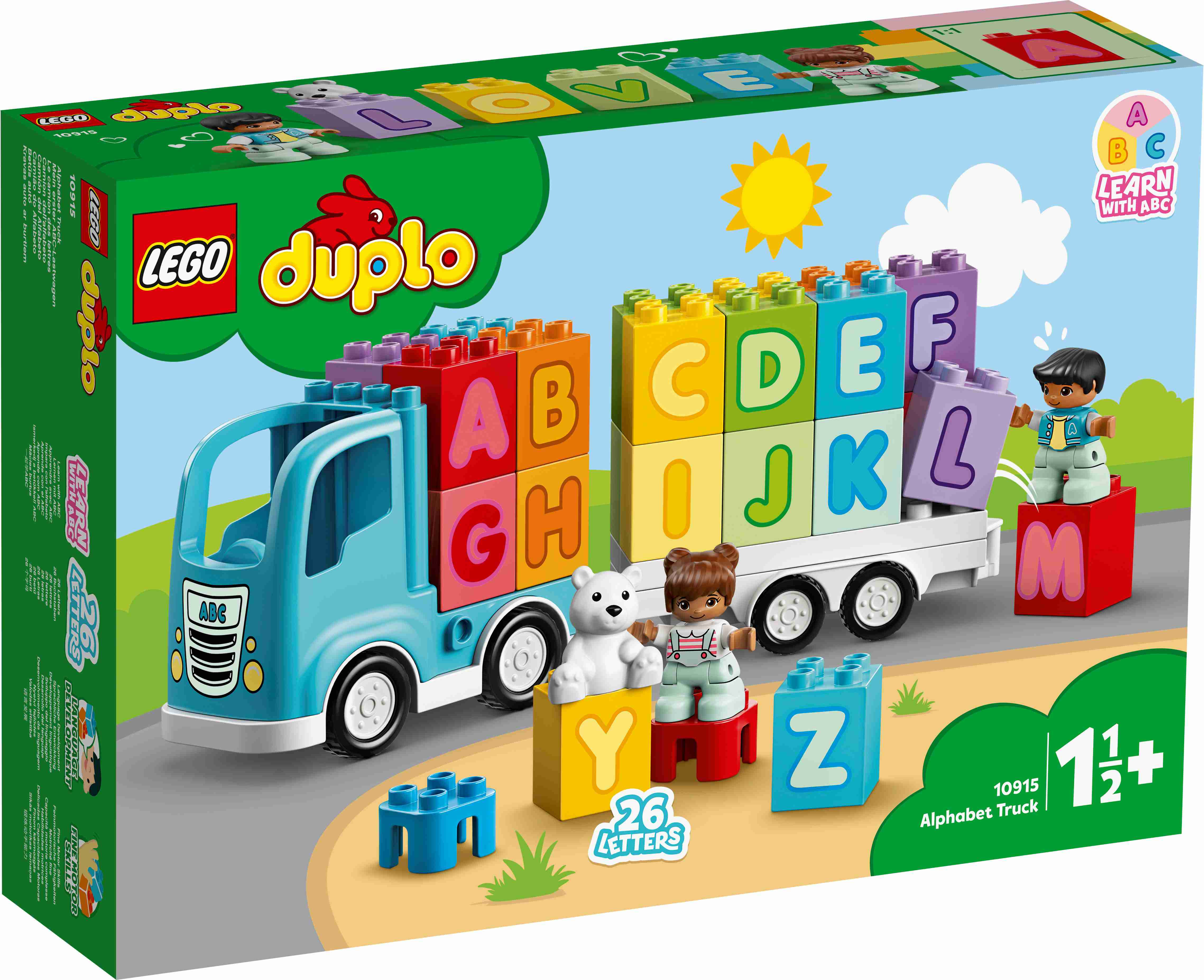 10915 LEGO® DUPLO Kravas auto ar burtiem, 1,5+ gadi