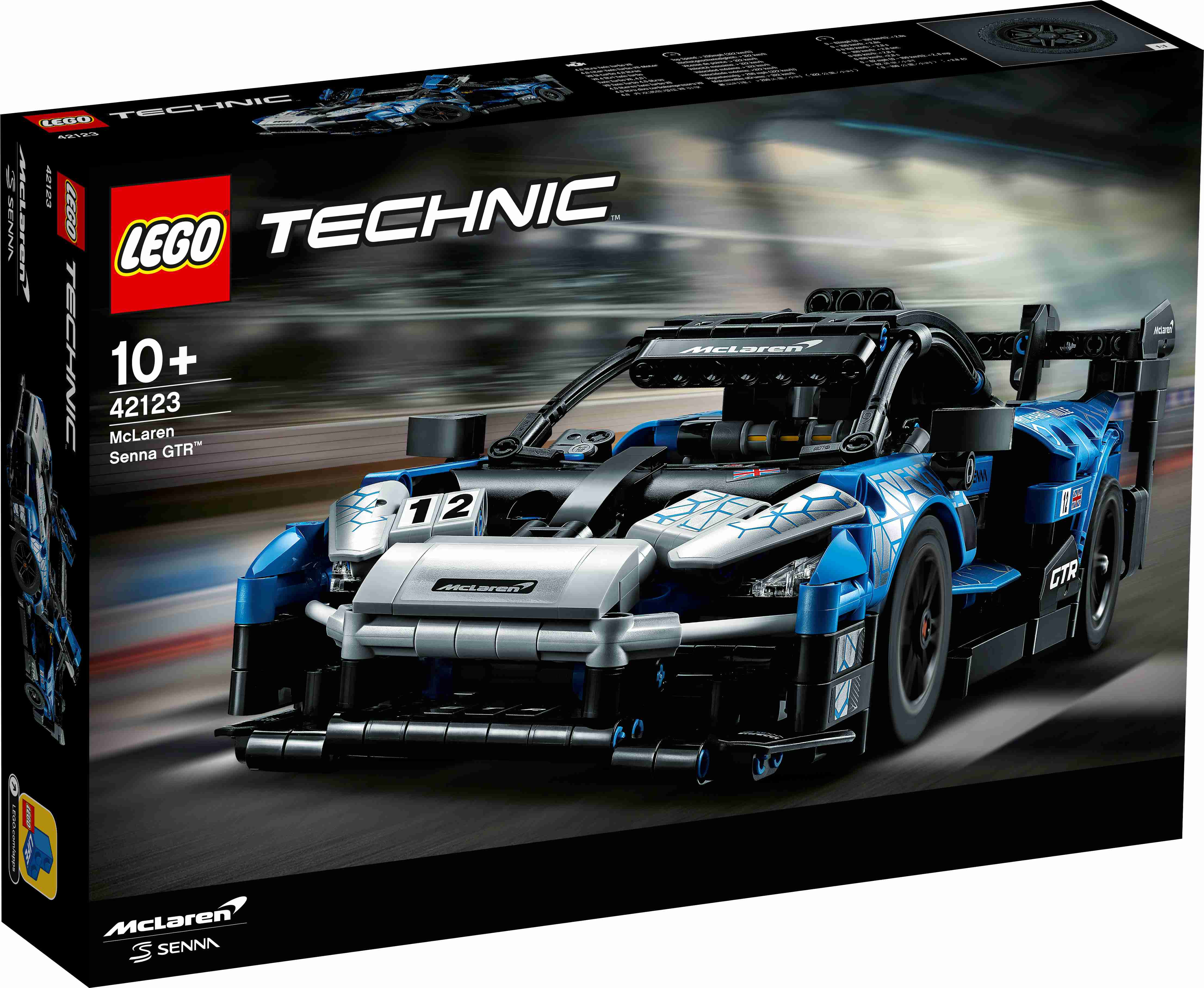 42123 LEGO® Technic McLaren Senna GTR™, 10+ лет, 2021 г. Выпуск