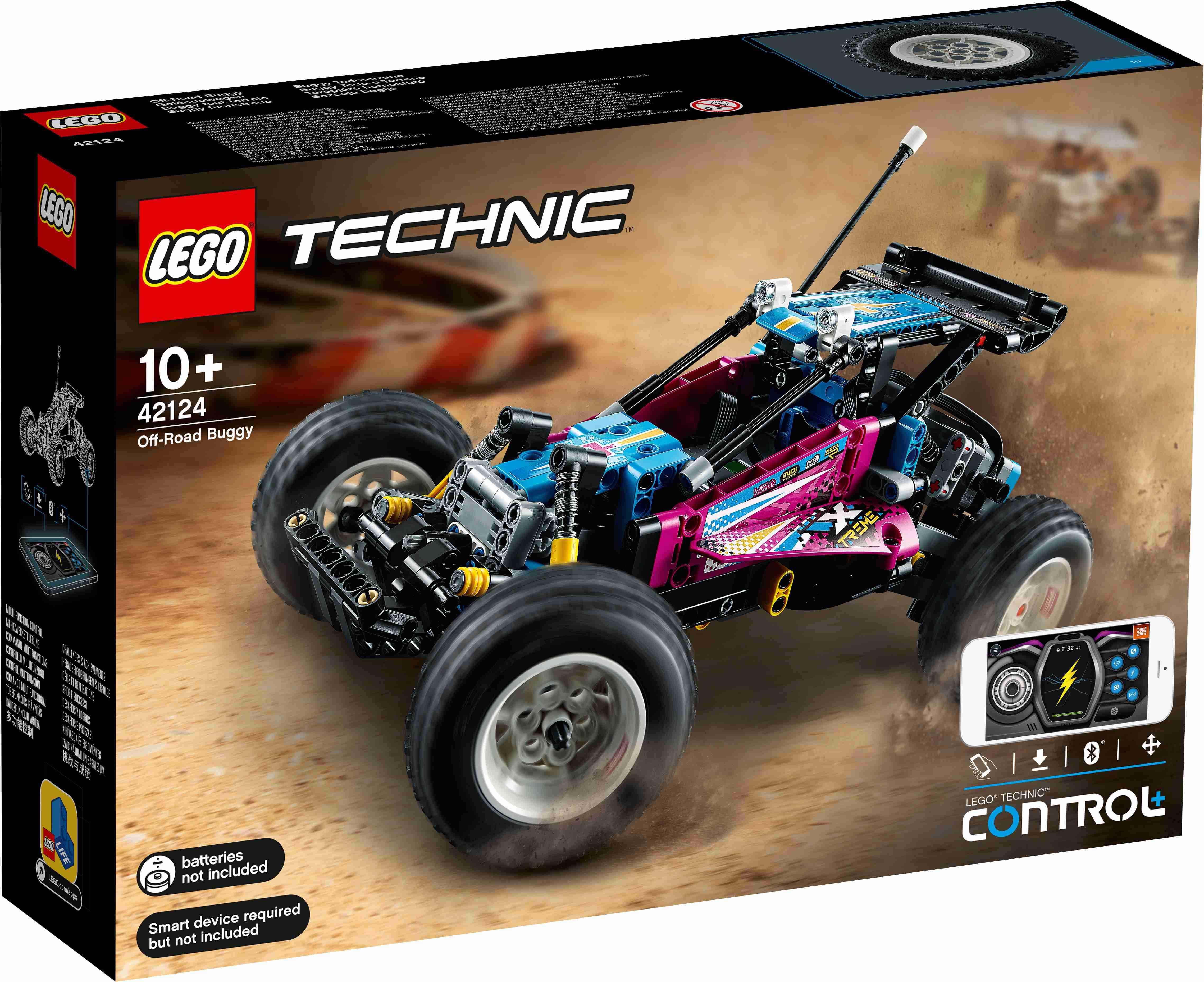 42124 LEGO® Technic Bezceļu bagijs, 10+ gadi, 2021.g.modelis
