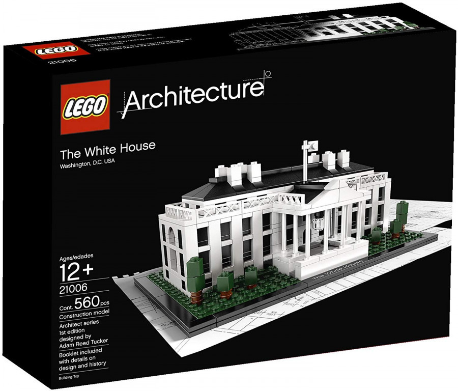 21006 LEGO® Architecture Baltais nams 12+ gadi