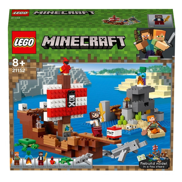 #21152 LEGO® Minecraft Pirātu kuģa piedzīvojums, 8+ gadi