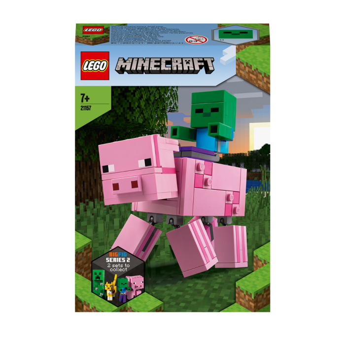 21157 LEGO® Minecraft BigFig cūka ar zombiju mazuli, 7+ gadi