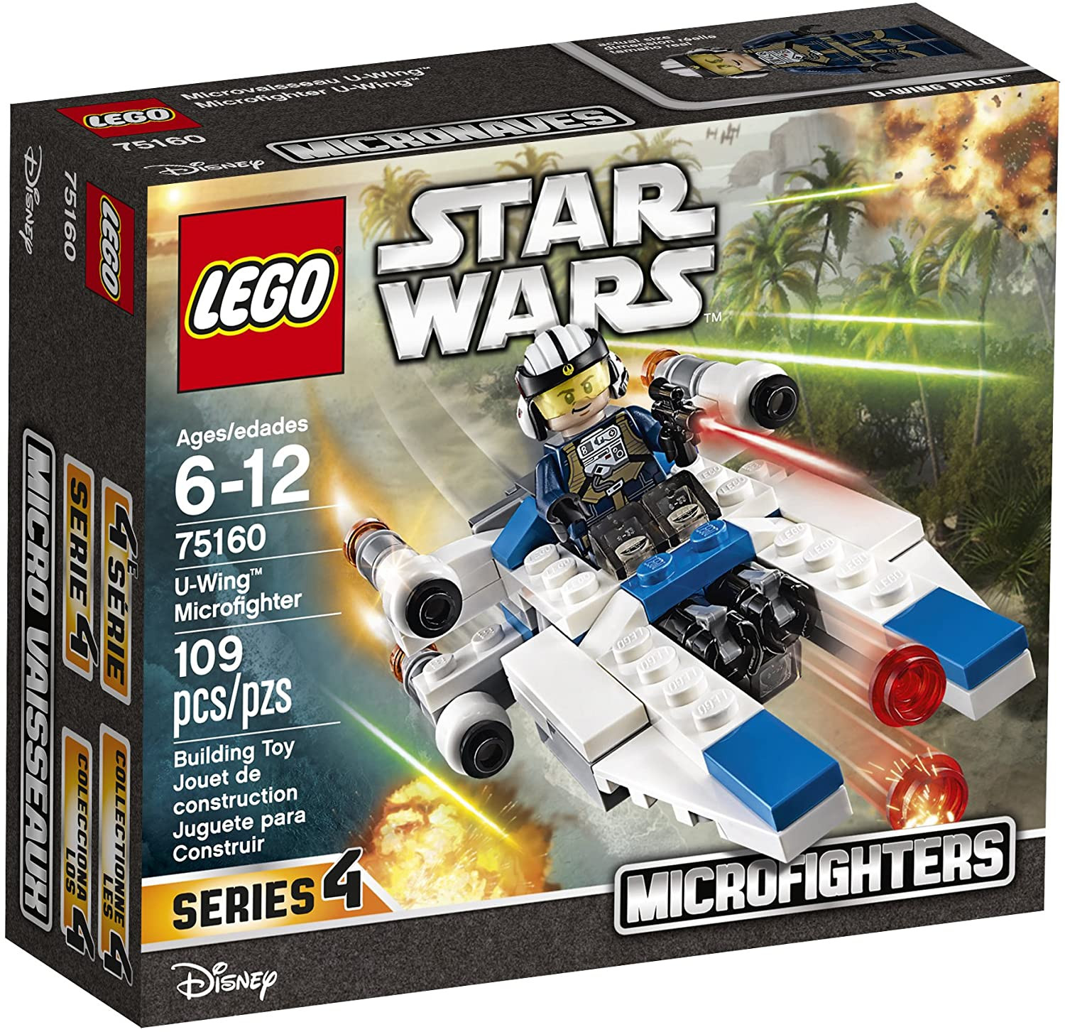 75160 LEGO® Star Wars Микроистребитель типа U, 6-12 лет