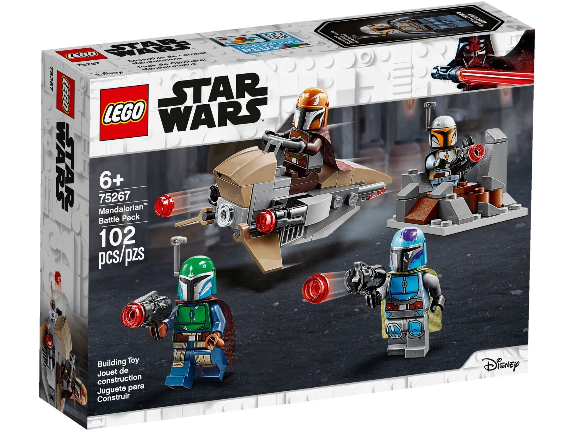 75267 LEGO® Star Wars Боевой набор: мандалорцы, 6+ лет 75267 | LEGO® Star  Wars | LEGO® мир | berniem.eu