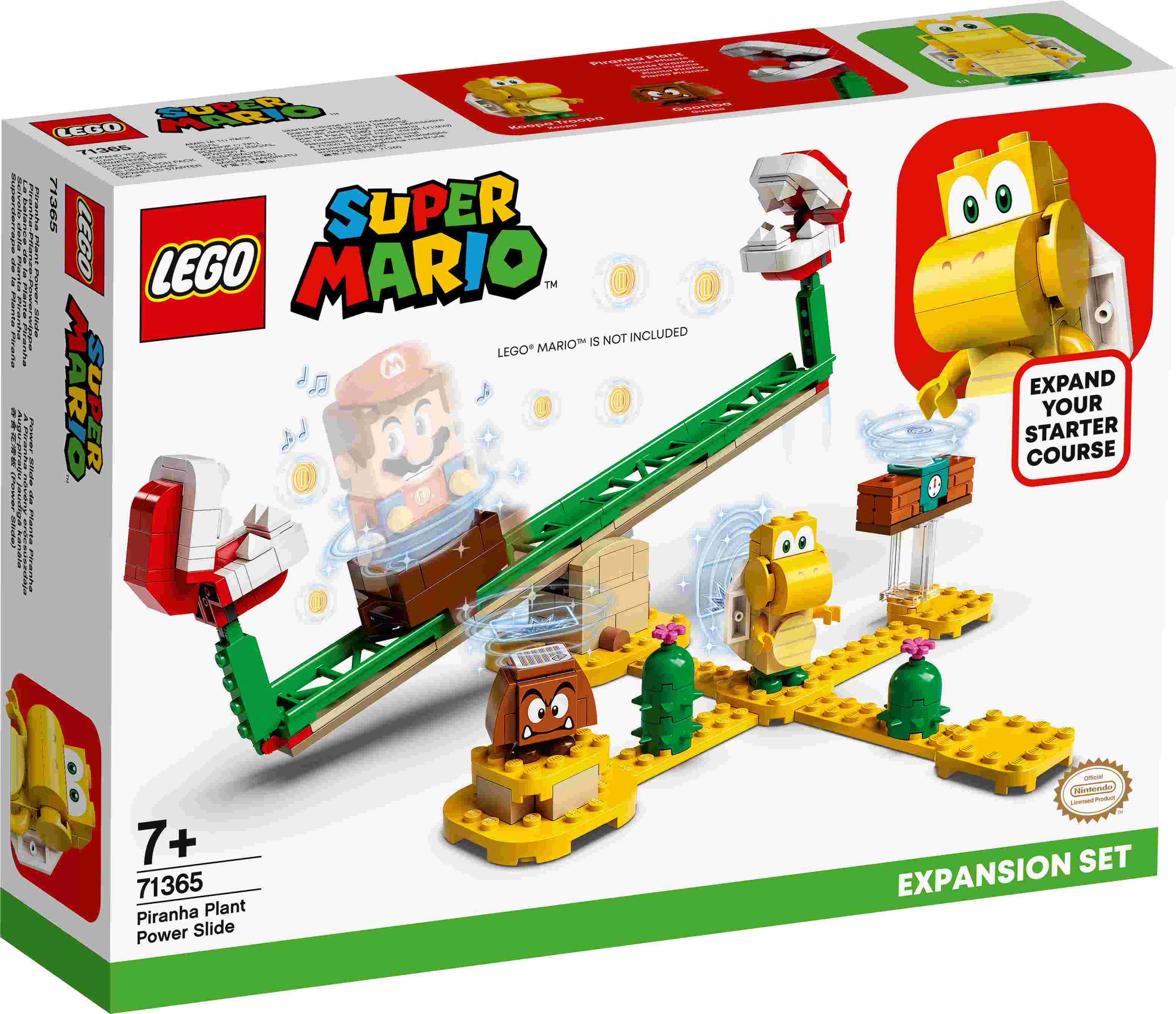 71365 LEGO® Super Mario Augu-piraiju jaudīgā kanāla paplašinājuma maršruts, 7+ gadi