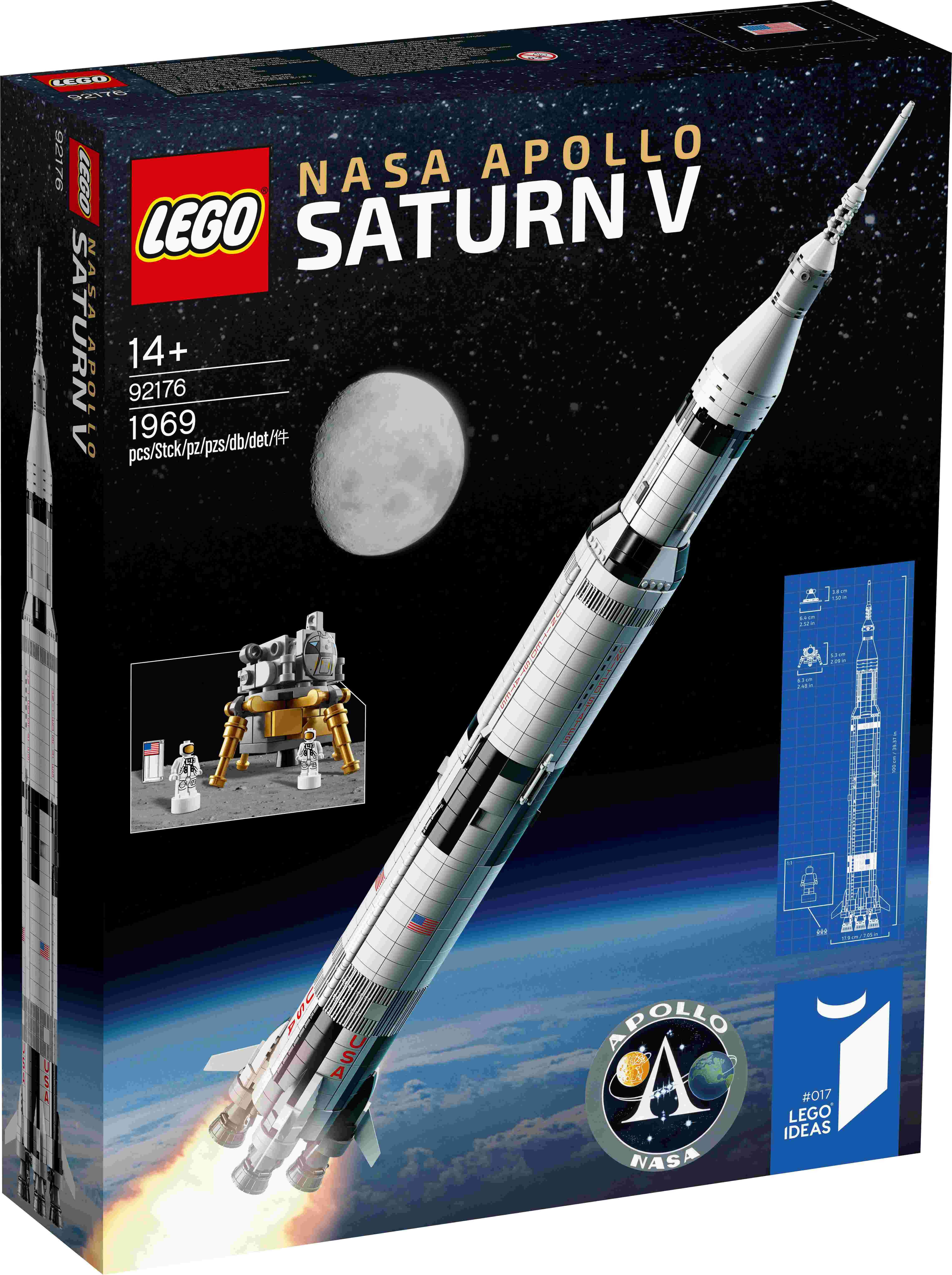92176 LEGO® NASA Apollo Saturn V, 14+ лет
