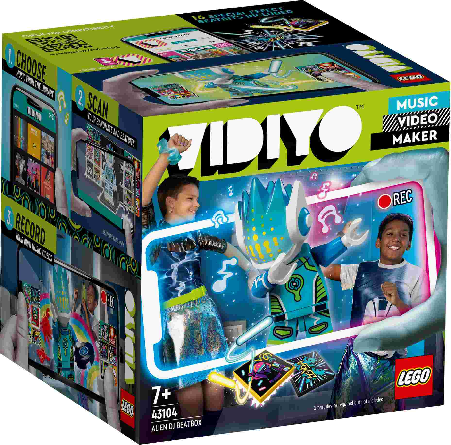 43104 LEGO® Vidiyo Citplanētiešu dīdžeja BeatBox, 7 gadi, 2021.g.modelis