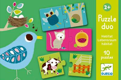 Djeco divdaļīgā puzle 