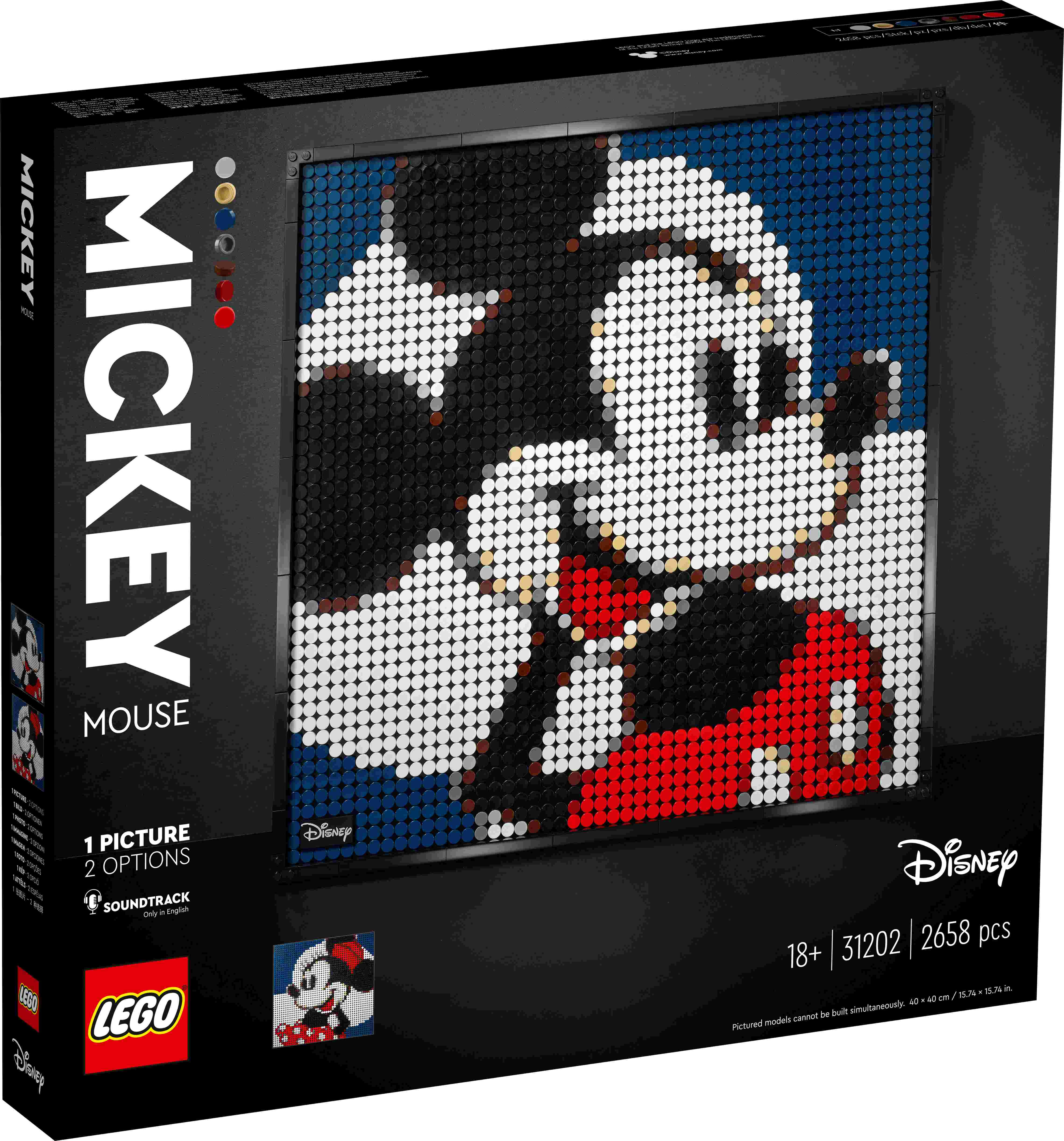 31202 LEGO® Art Disney's Mickey Mouse, 18+ gadi, 2021.g.modelis