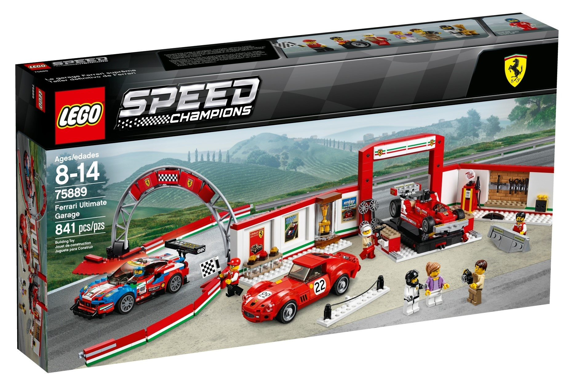 75889 LEGO® Speed Champions Ferrari Ultimate Garage, 8-14 gadi