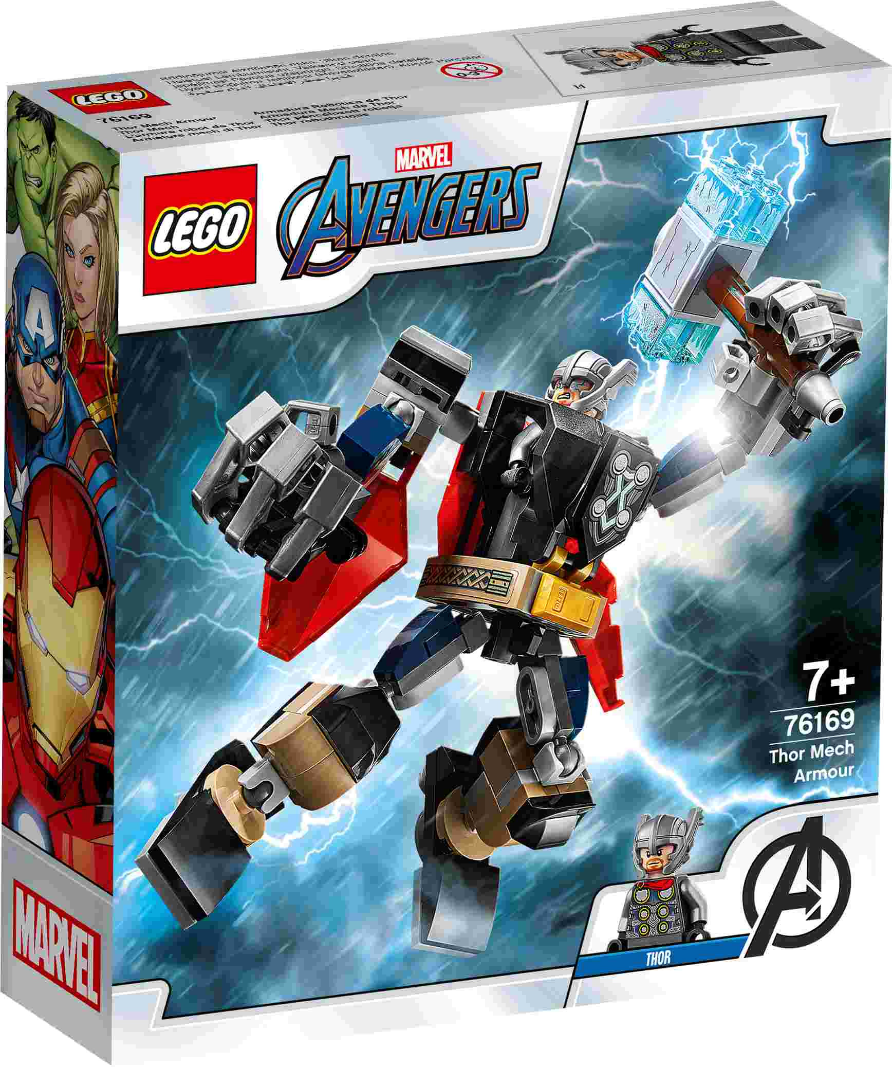 76169 LEGO® Super Heroes Avengers Тор: робот, 7+ лет, 2021 г. Выпуск 76169  | LEGO® Marvel Super Heroes | LEGO® мир | berniem.eu