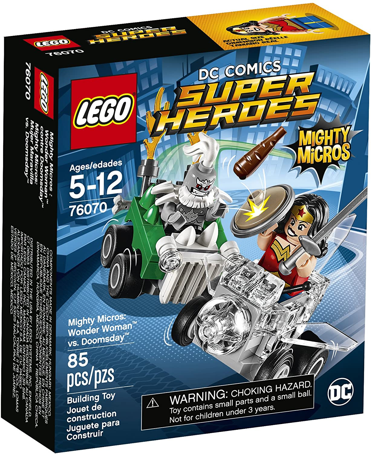 76070 LEGO® Super Heroes Mighty Micros: Чудо-женщина против Думсдэя, 5-12  лет 76070/2/M-R-2(2) | LEGO® Marvel Super Heroes | LEGO® мир | berniem.eu