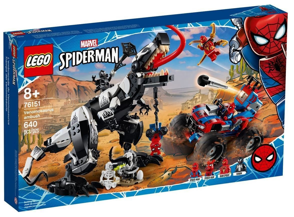 76151 LEGO® Spider-Man Venomozaura slēpnis, 8+ gadi