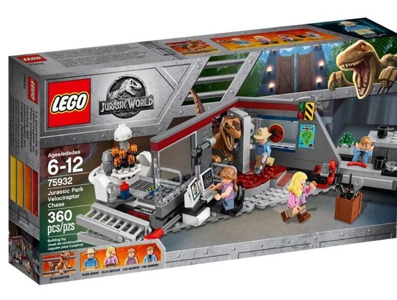 75932 LEGO® Jurassic World Jurassic Park Velociraptor Chase, 6-12 gadi