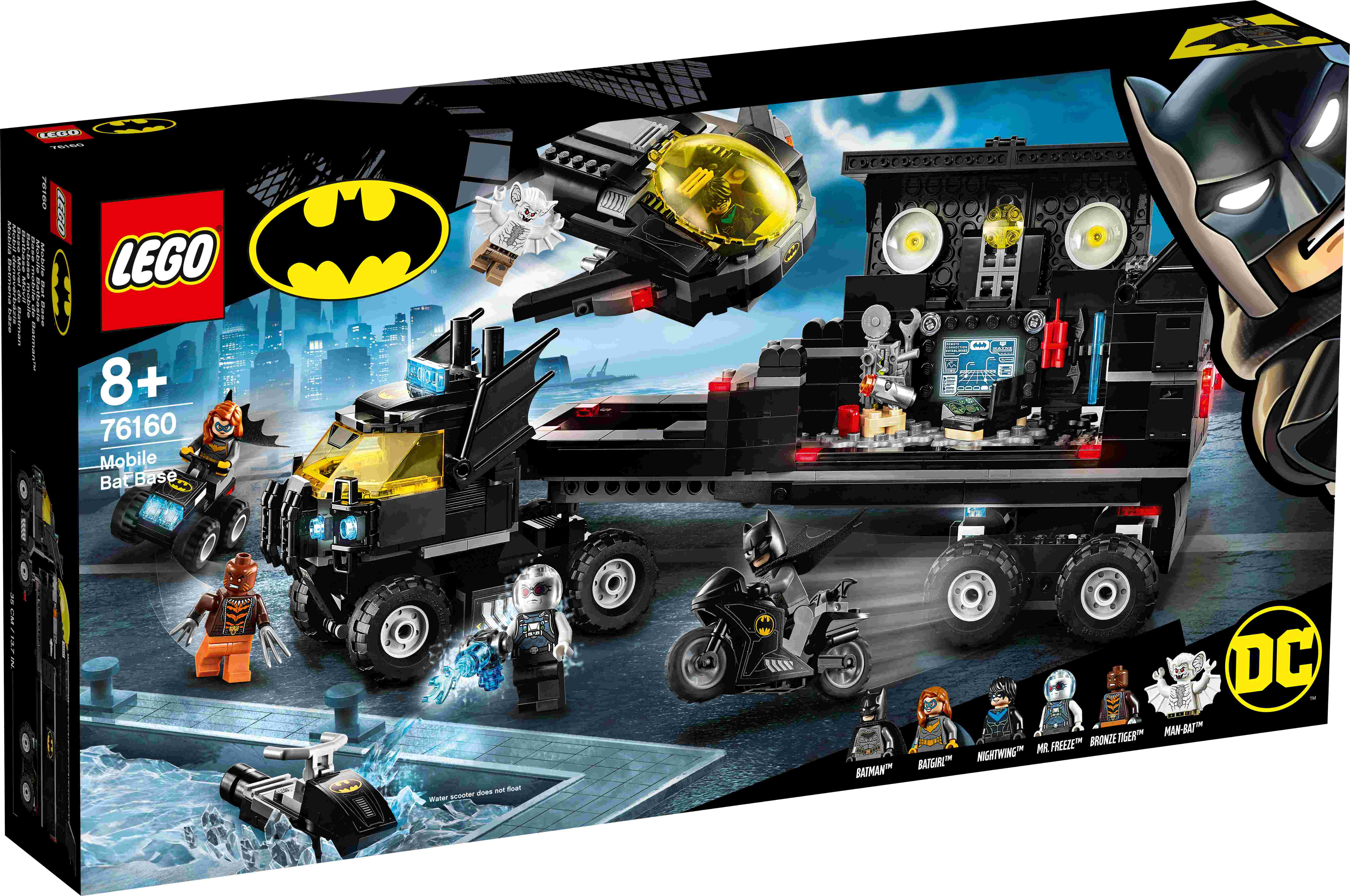 76160 LEGO® Batman Мобильная база Бэтмена, 8+ лет