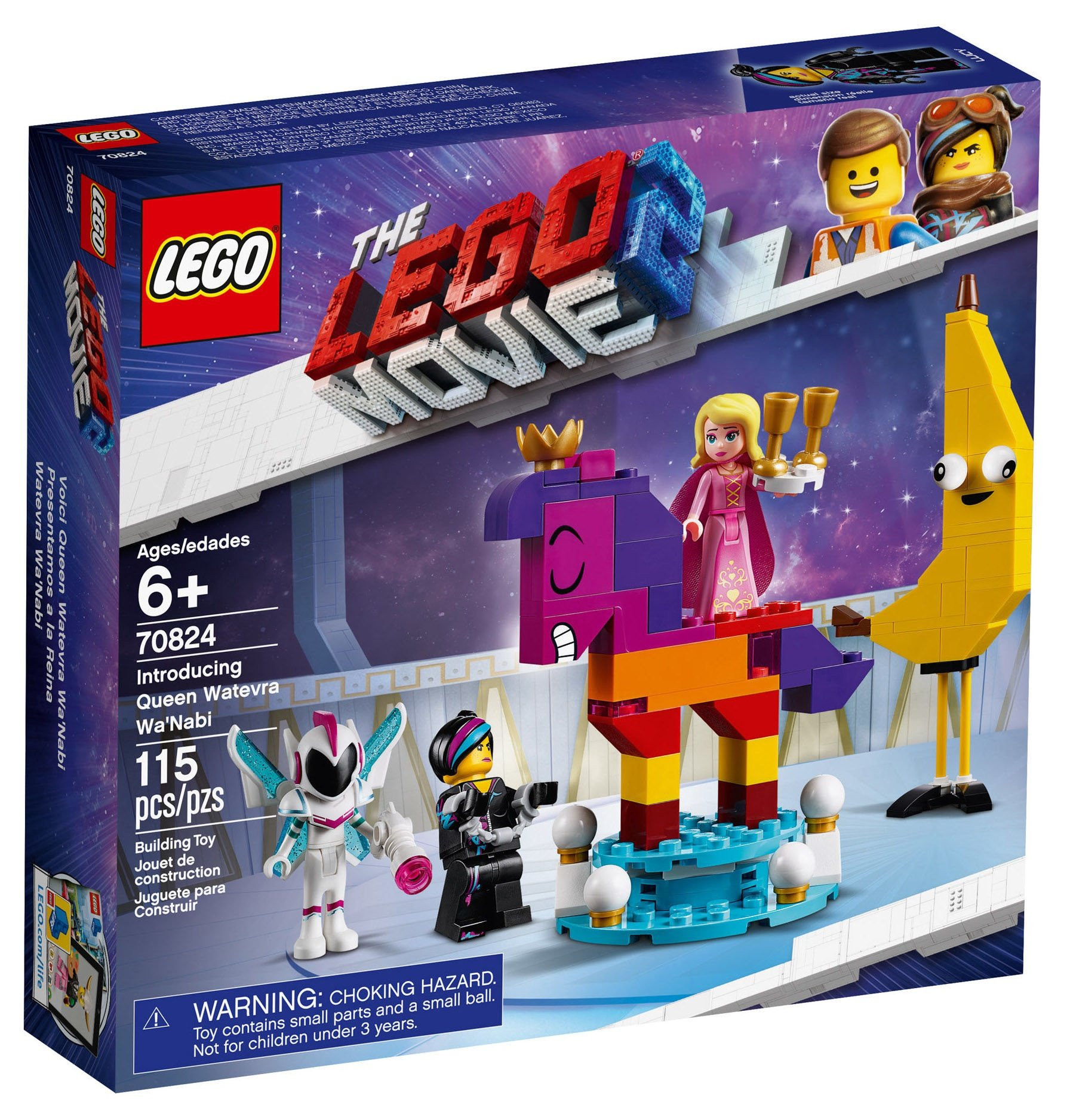 70824 LEGO® Movie Iepazīšanās ar karalieni Vatevru Vanabi, 6+ gadi
