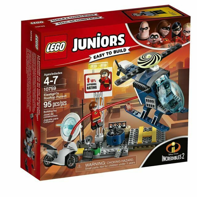 10759 LEGO® Juniors Gumijmeitenes vajāšana uz jumta, 4-7 gadi