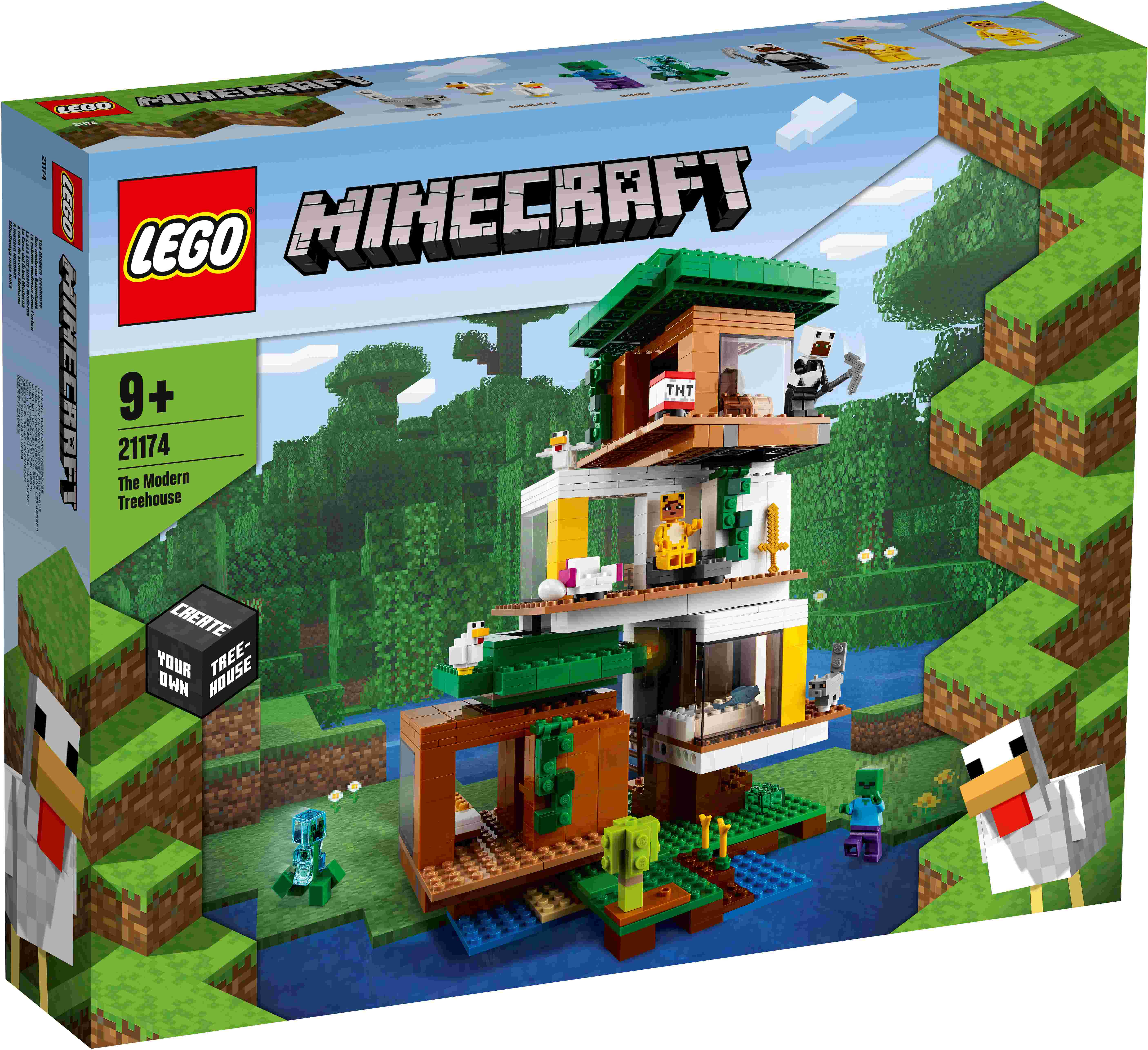 21174 LEGO® Minecraft Современный домик на дереве, c 9 лет,2021