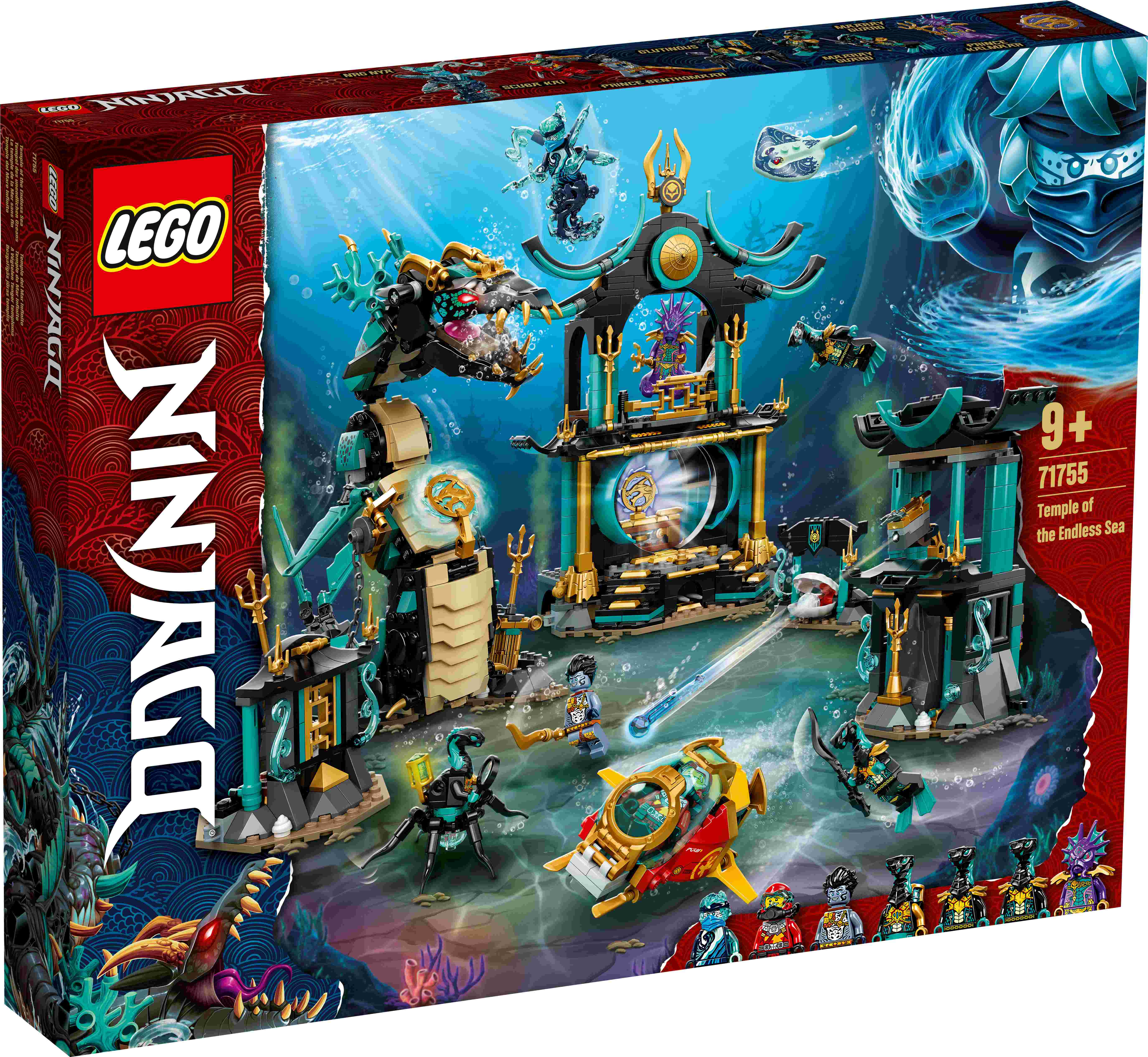 71755 LEGO® Ninjago Храм Бескрайнего моря, c 9+ лет, 2021 71755 | LEGO®  Ninjago | LEGO® мир | berniem.eu