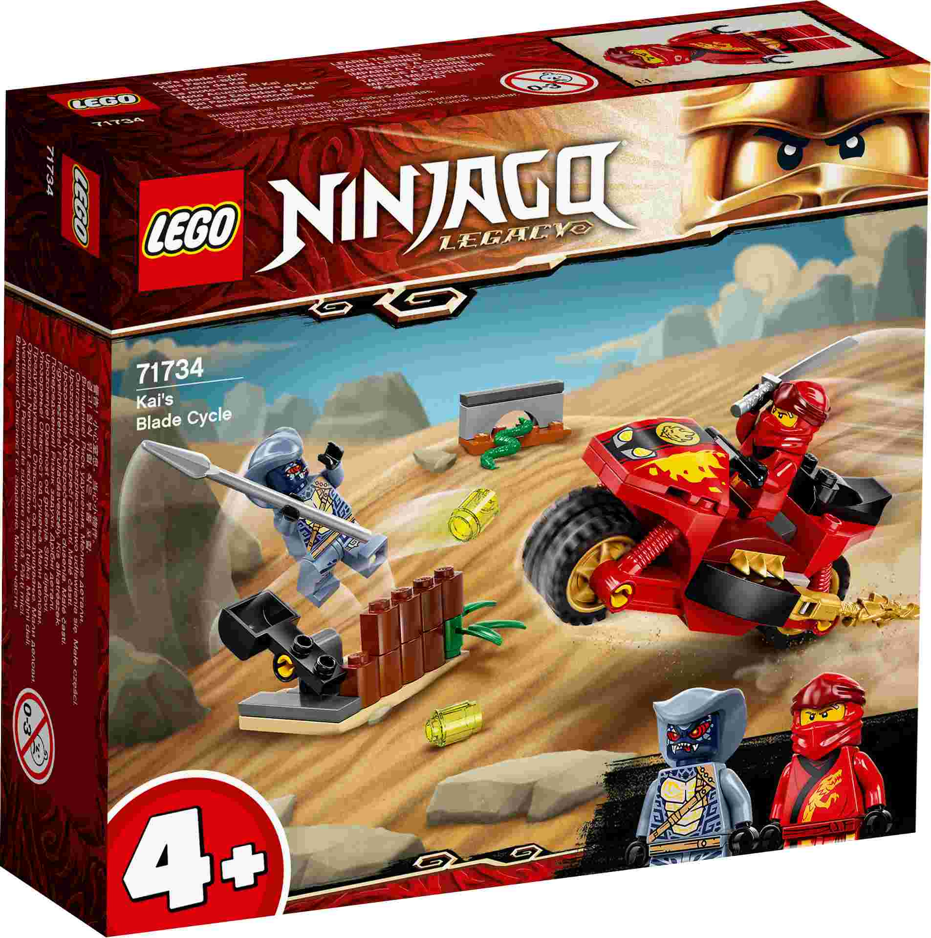 71734 LEGO® Ninjago Kai asmeņu motocikls, no 4+ gadiem, 2021 gada modelis