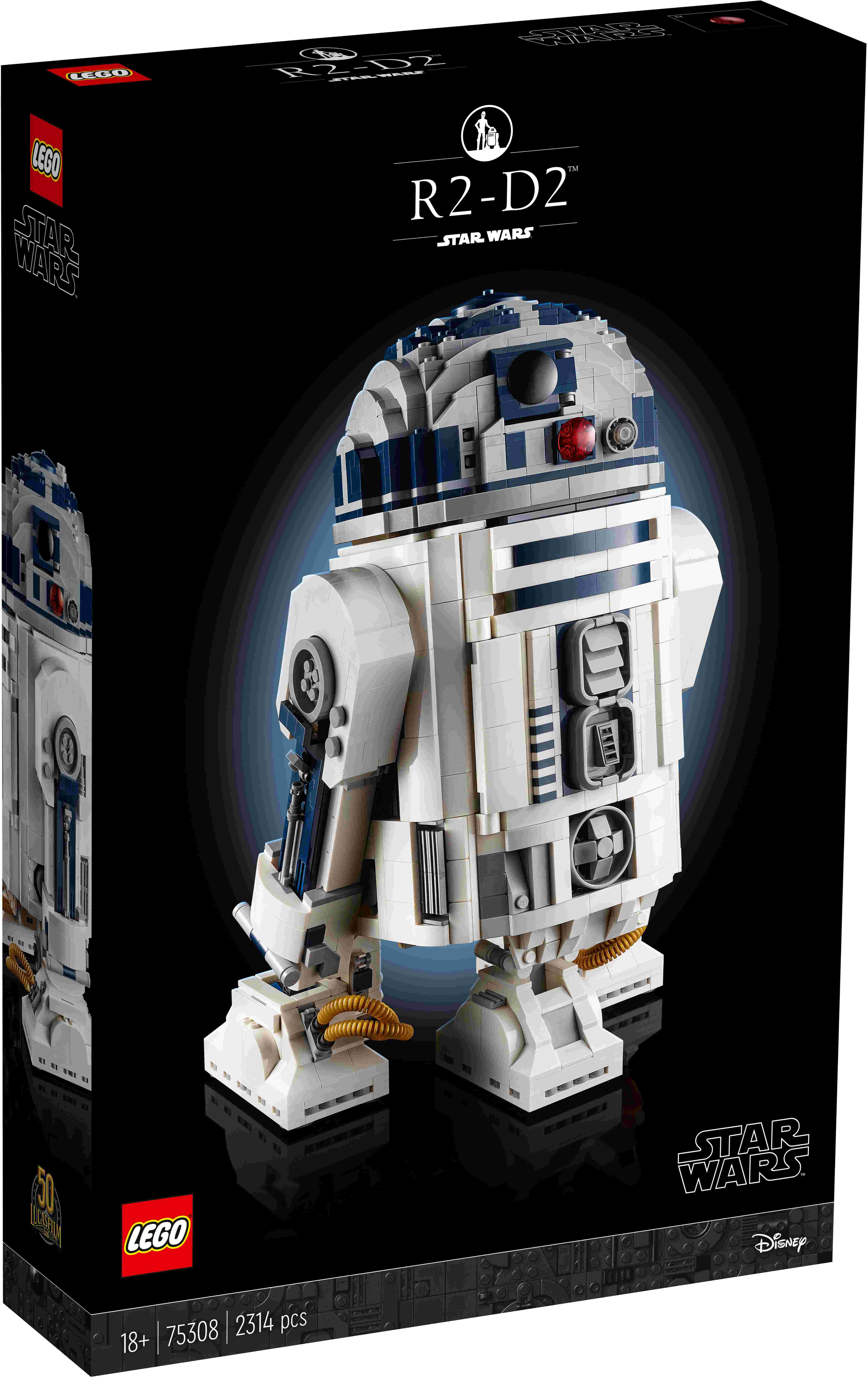 75308 LEGO® Star Wars R2-D2™, 18 gadiem, 2021 gada modelis
