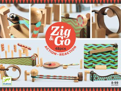 Djeco Деревянный конструктор Zig&Go - 48 шт., 7-99 лет, DJ05644