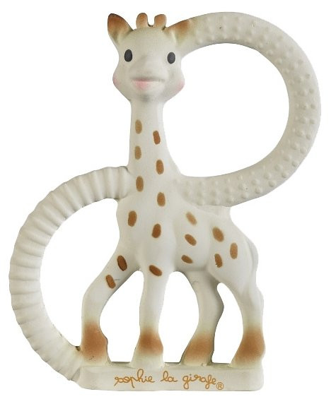 Vulli Zobgrauznis - žirafe Sofija ar rokturīšiem (Sophie), zīdaiņiem