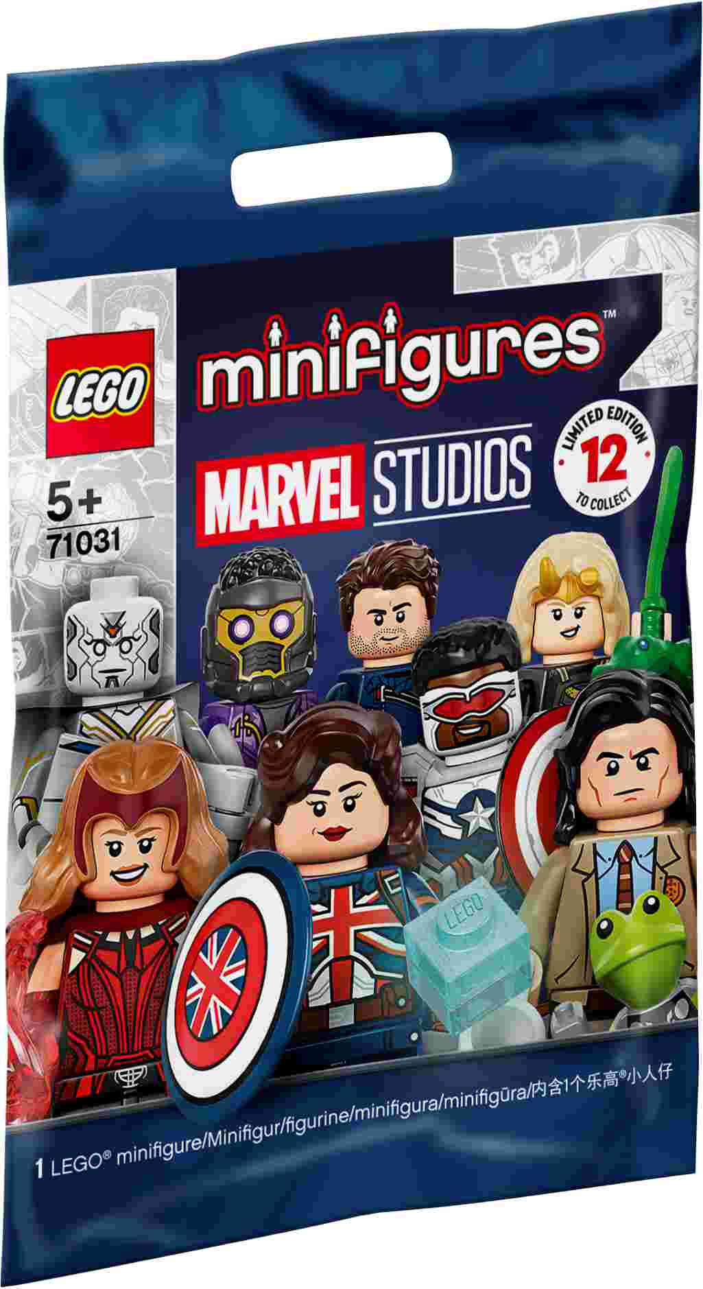 71031 LEGO® Minifigures Marvel Studios, no 5+ gadiem, 2021 gada modelis