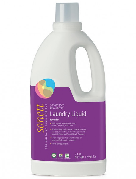 AKCIJA!!! Sonett šķidrais veļas mazgāšanas līdzeklis ar Lavandu 2L