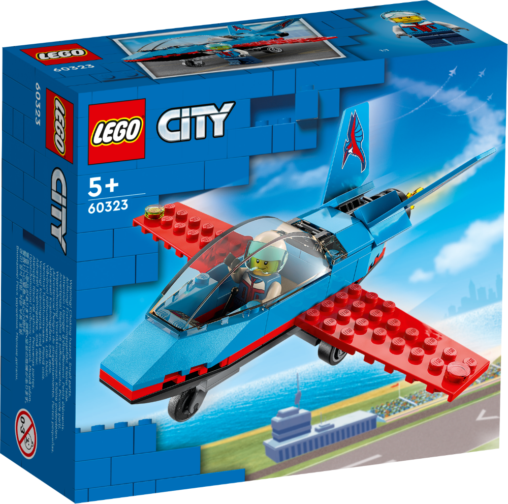 60323 LEGO® City Трюковый самолёт 5+лет. 2022