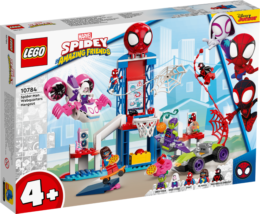 # 10784 LEGO® Super Heroes Zirnekļcilvēka tīmekļa mītne, 4+ gadi, 2022 gada modelis