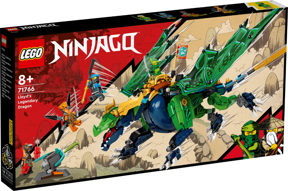 71766 LEGO® Ninjago Легендарный дракон Ллойда 8+ лет, 2022
